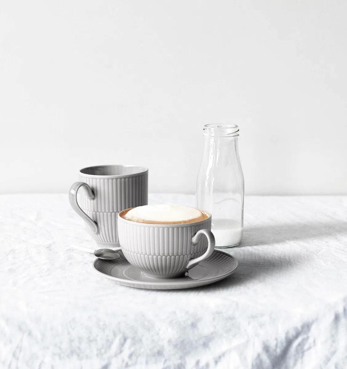 Seltmann Weiden Amina Seladon - Set di 6 piattini da 16 cm, rotondi, con motivo in rilievo, adatti per tazze da caffè e tè, lavabili in lavastoviglie e microonde, in porcellana, colore: verde