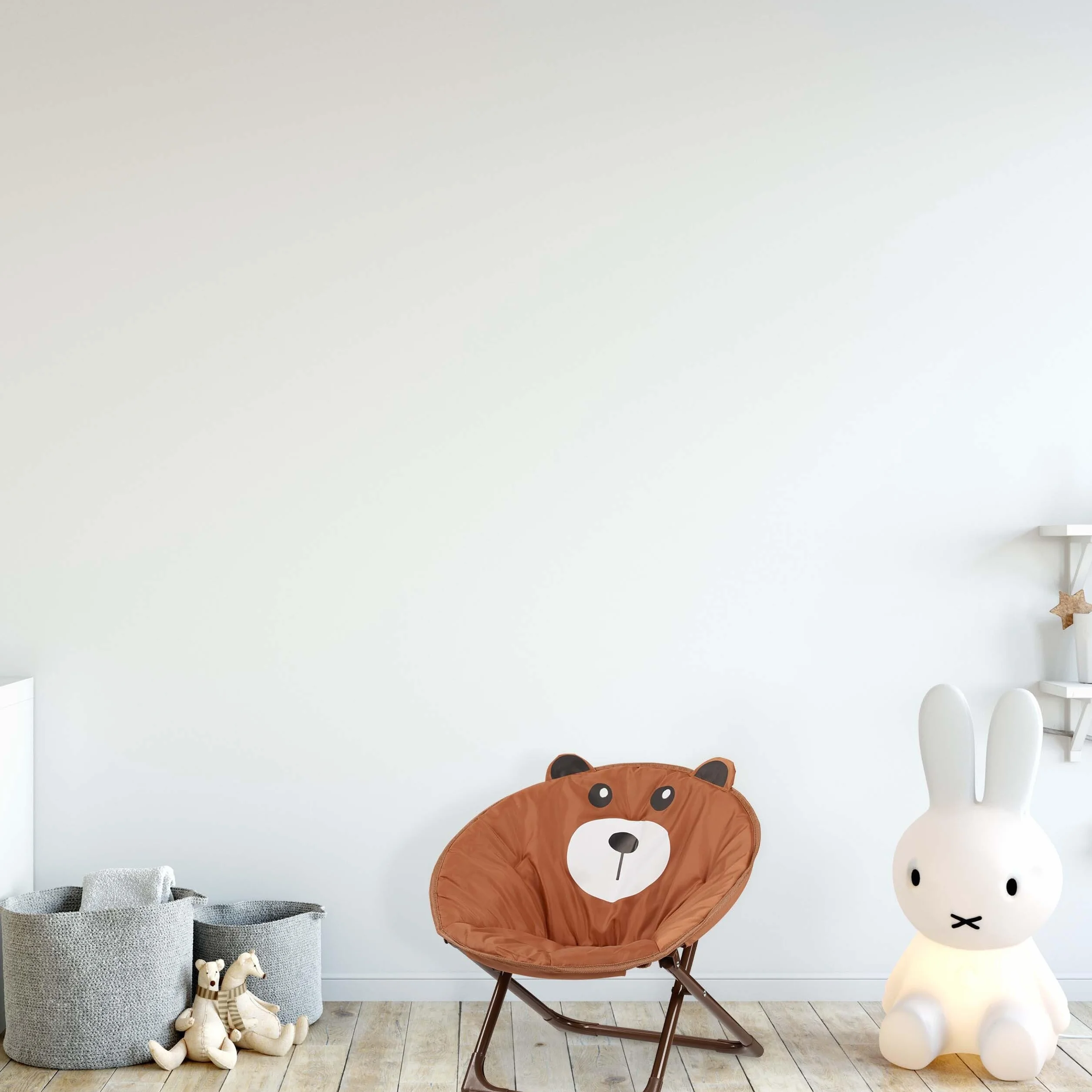 Relaxdays Moon Chair, Sedia Pieghevole Ultraleggera per Bambini e Bambine, Interni e Esterni, Poltroncina, Unicorno Rosa