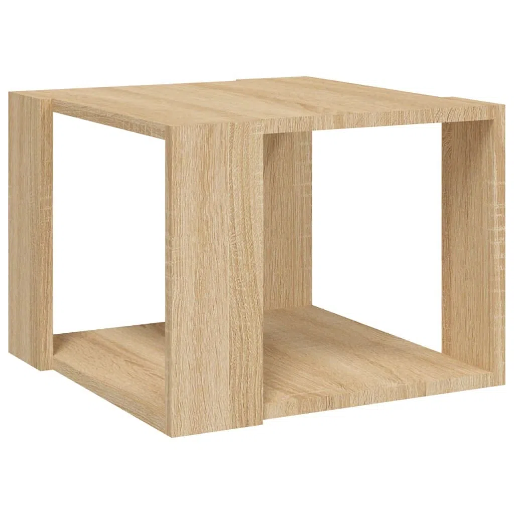 Tavolino da Salotto Tavolino da caffè Tavolo da divano Tavolo da gioco Tavolo centrale Tavolo da pranzo Comodino Adatto al soggiorno Camera da letto Ufficio Rovere Sonoma 40x40x43 cm Legno Multistrato