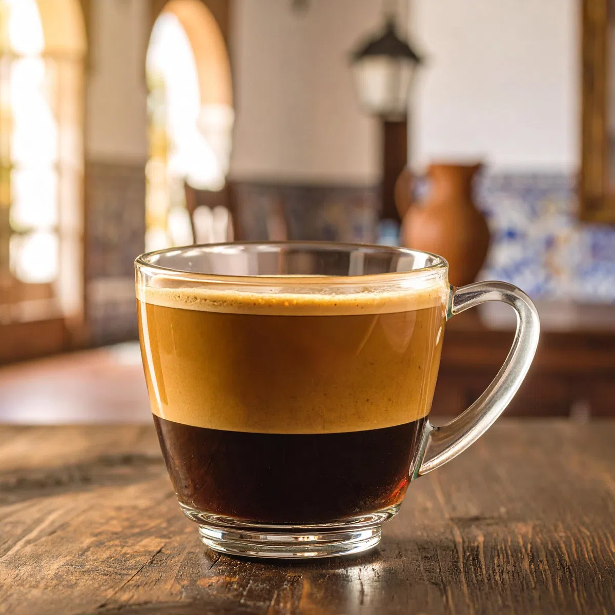 Glasmark KROSNO 1992 Set da 6 Tazze da Caffè in Vetro 360 ml Trasparente Lavabile in Lavastoviglie