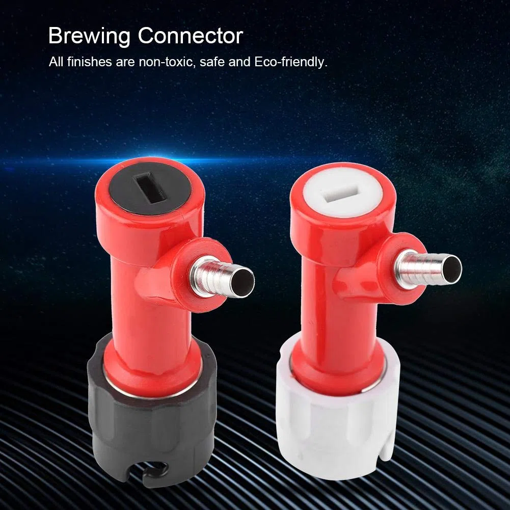 2 PCS 1/4 "Attacco per Blocco Tallone Corny Keg Fitting Part Gas Liquido Set di Disconnessioni Rapide Kit Dell'Accoppiatore del Connettore Home Brewing per Coke Kegs