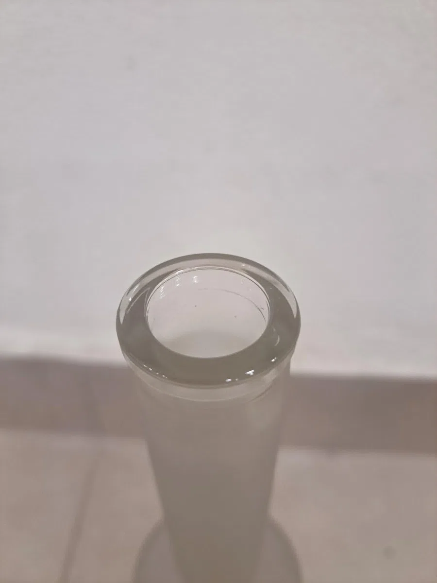 Bottiglia Satinata in Vetro per Limoncello, 500ml, con Tappo in Sughero, Set da 12 Bottiglie