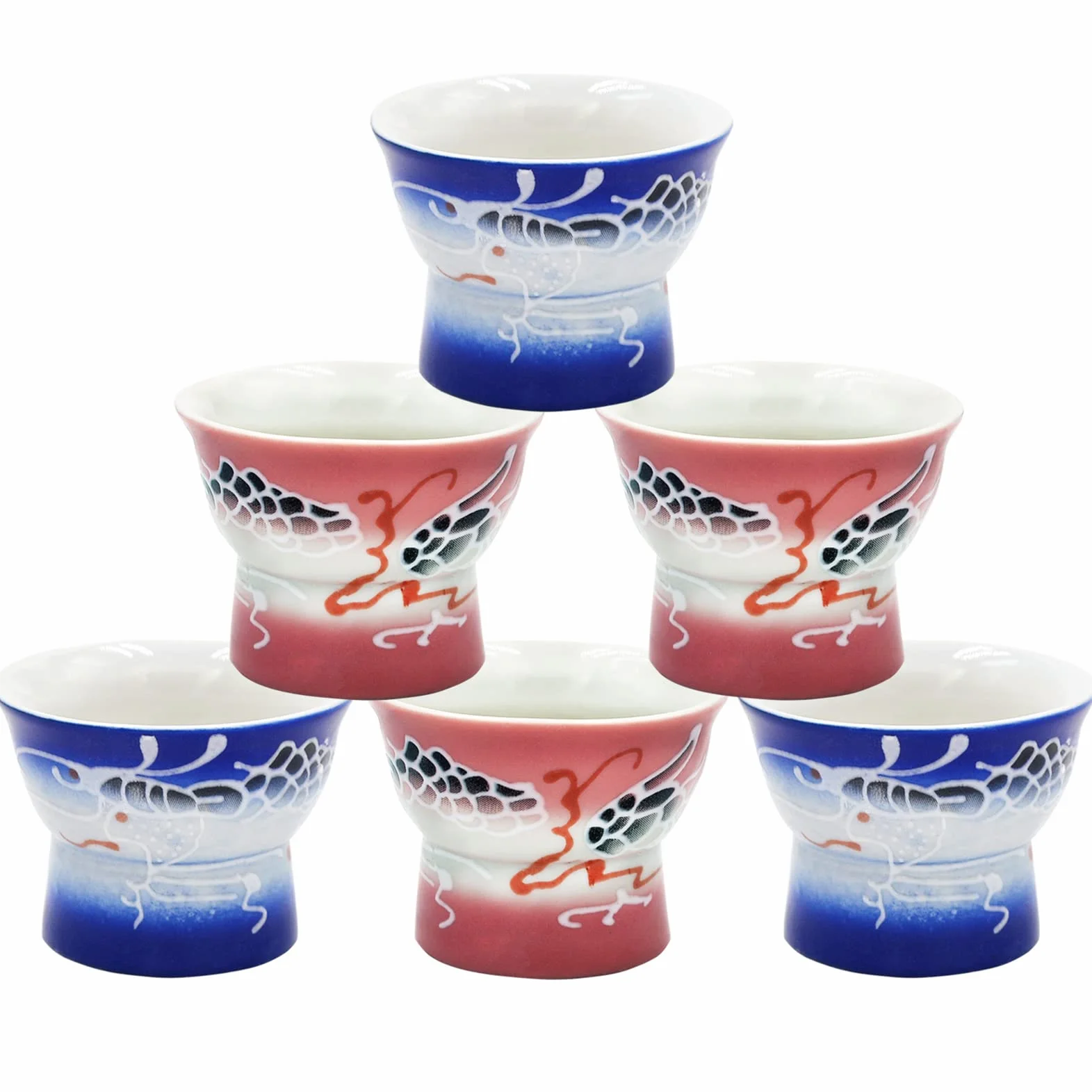 Asiatico sake tazza immagine erotica ceramica giapponese sake tazza 6 tazze adatto per uomini e donne