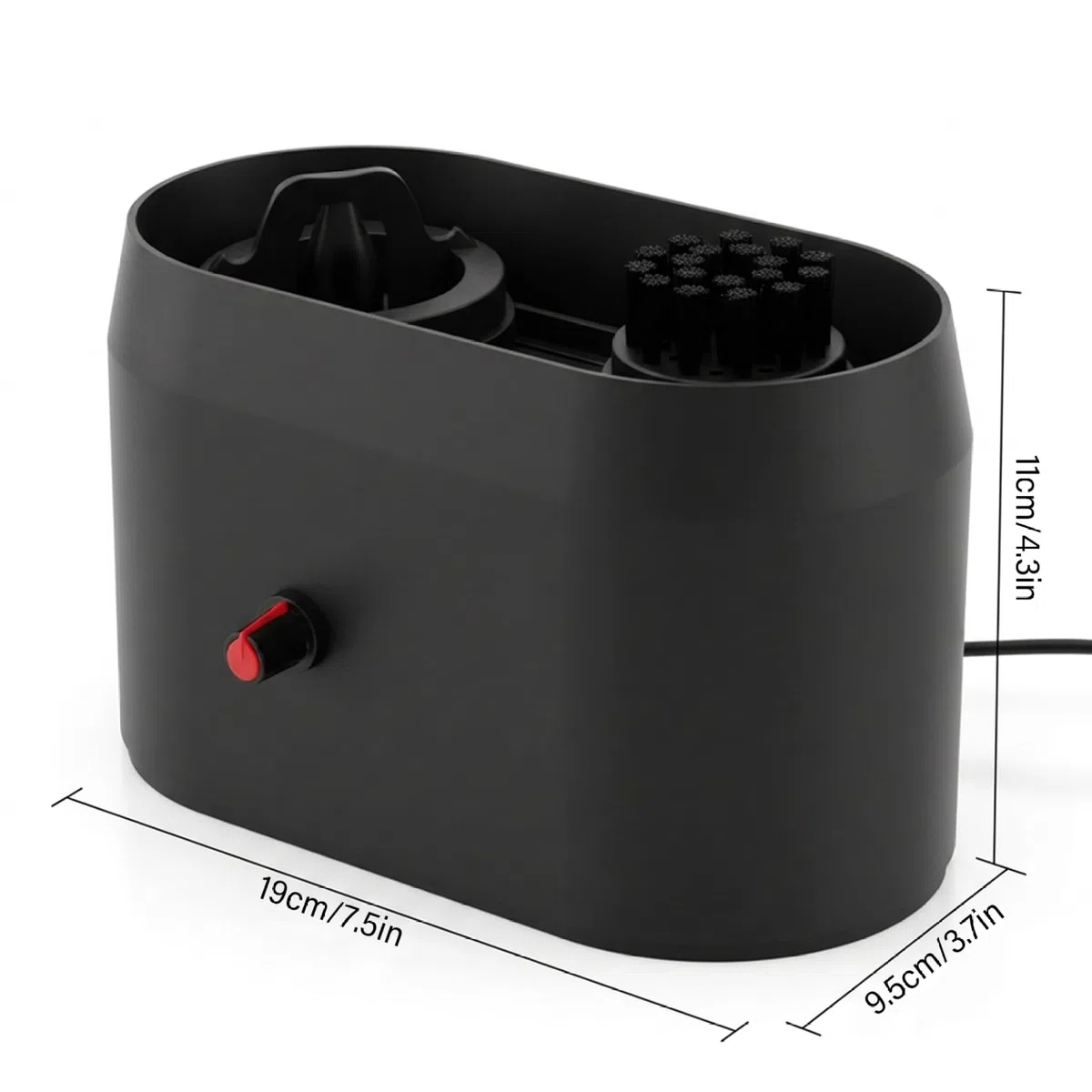 Pulitore portafiltro automatico, kit di pulizia portafiltro per caffè con spazzola dedicata e supporto stabile per portafiltri Espresso