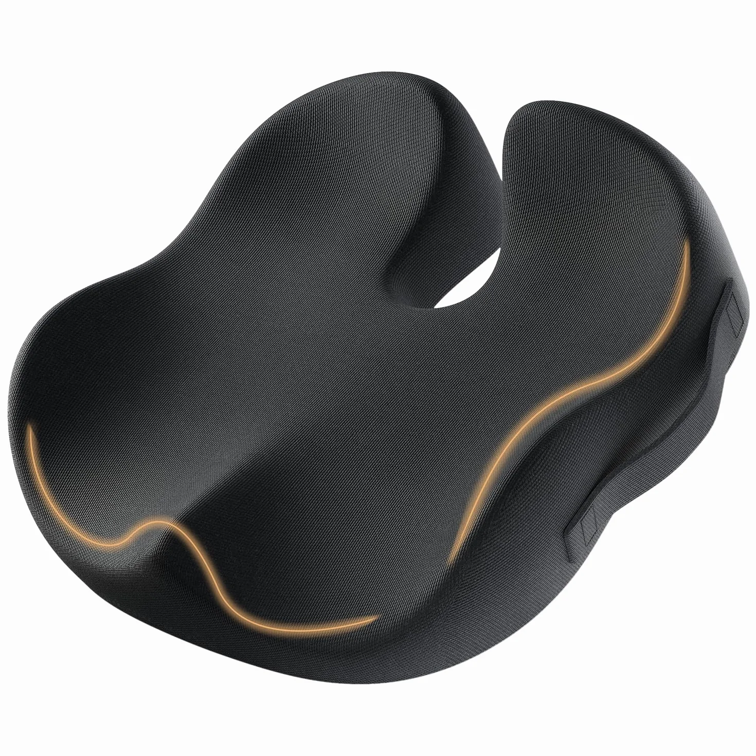 ProtoArc Cuscino Sedia Ufficio Ergonomica, Cuscino Seduta per Coccige Supporto di Pressione, Cuscini Sedia Memory Foam per Gaming, Auto e Sedia a Rotelle, Comfort per Tutto il Giorno