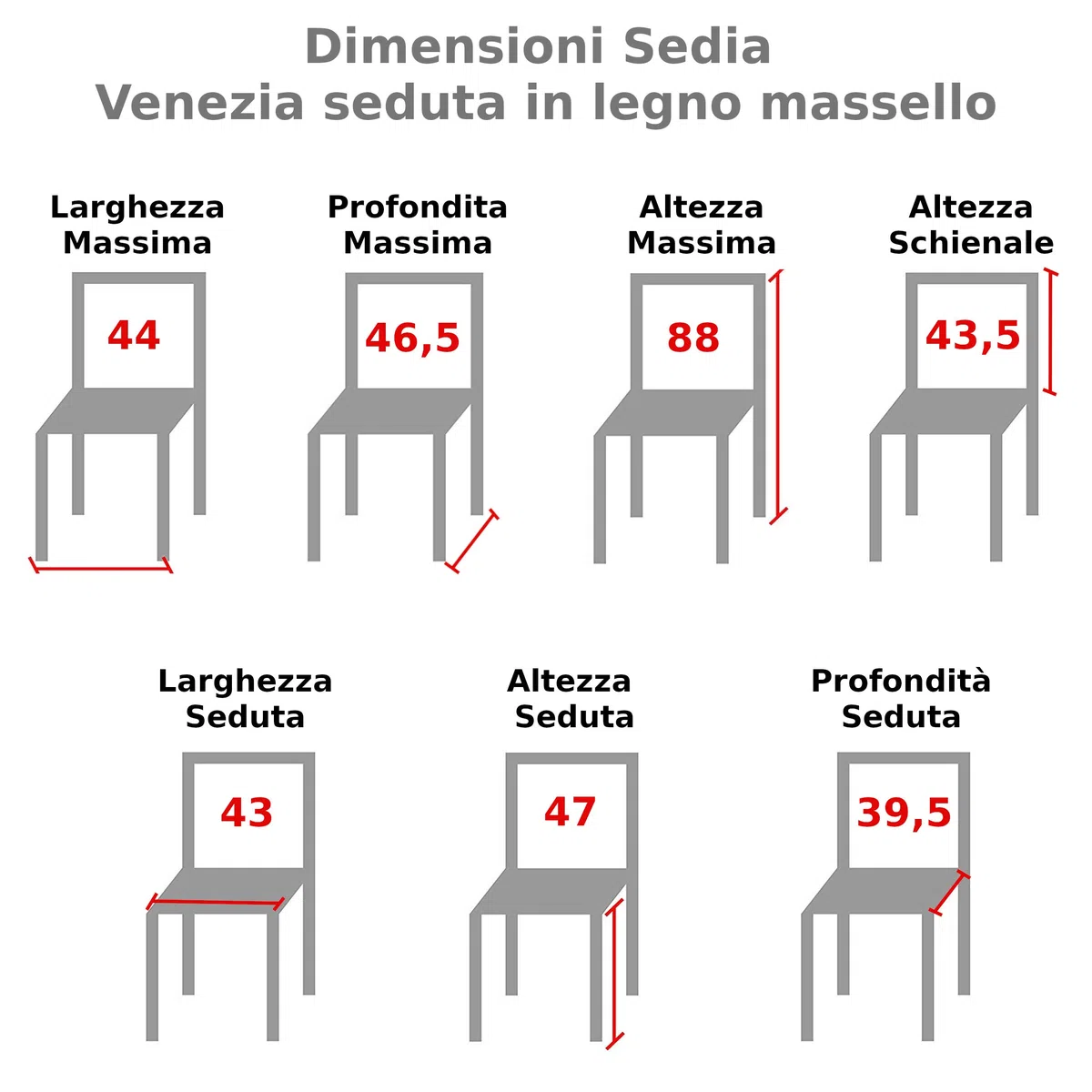 Totò Piccinni Ordine Minimo 2pz, Sedia paesana Venezia in Legno di faggio, ALTISSIMA QUALITA', Robusta, già montata (Avorio, Seduta Massello)