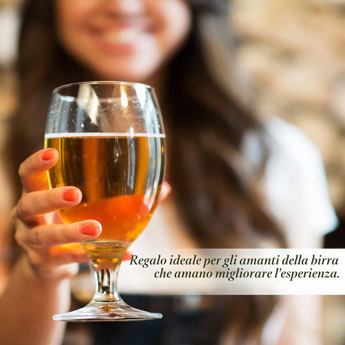 CRYSTALIA Calici da Birra Bicchieri Set 6, 400 ml, 100%SENZA PIOMBO Bicchieri Con Stelo, da Degustazione di IPA Belga, a Tulipano, Snifter, a Calice