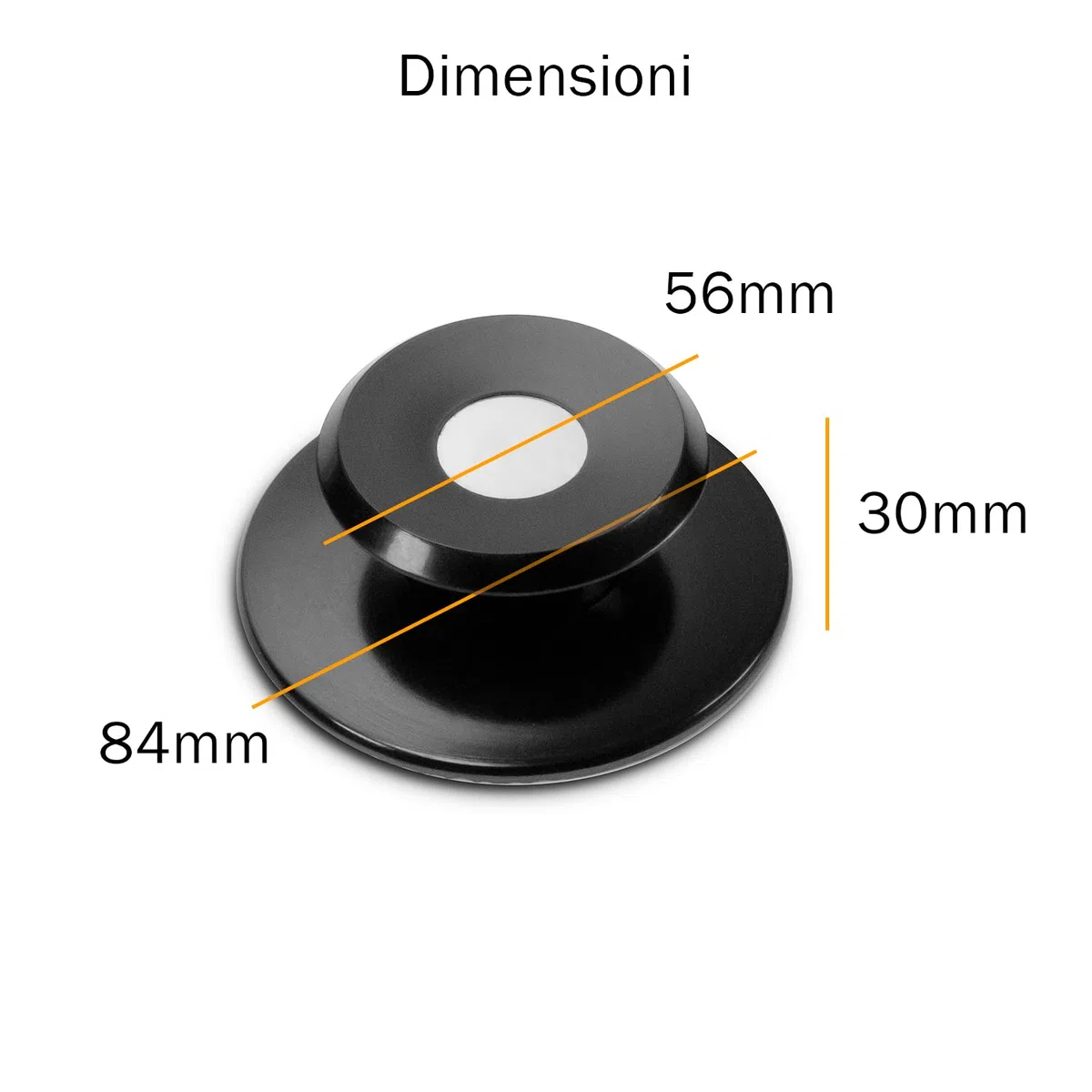 OPPAHA Pomelli Manopole Pentola Compatibili Imco al 100% Filettatura in Ottone e Bachelite Anti Scottatura Set 2 Pz