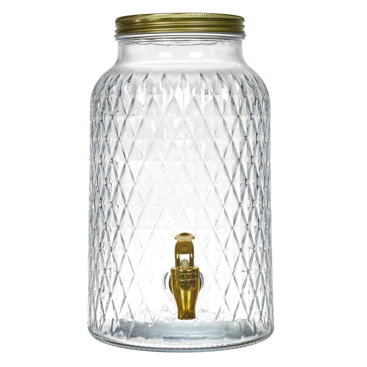 LA Fabbrica della CASA Deco Fontana per Bevande dal Design Diamante da 6 Litri
