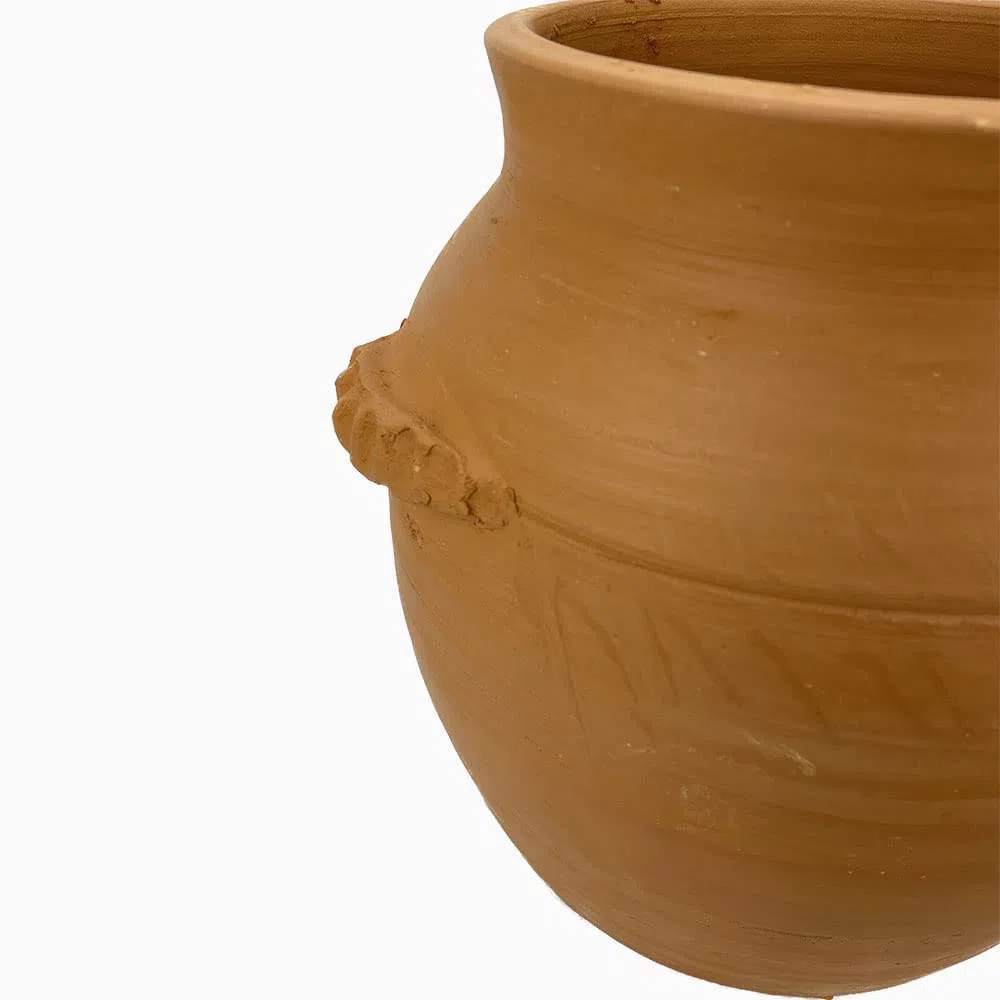Couscussiera marocchina in Terracotta Naturale cm 30 * 27*h35