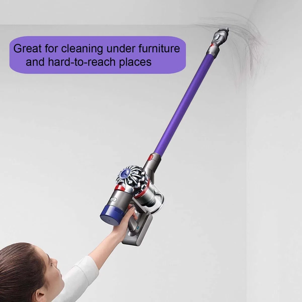 Ricambi Tubo per Dyson V15 V11 V10 V8 V7 Aspirapolvere, Tubo Telescopico è 72 CM, Viola Tubo Prolunga