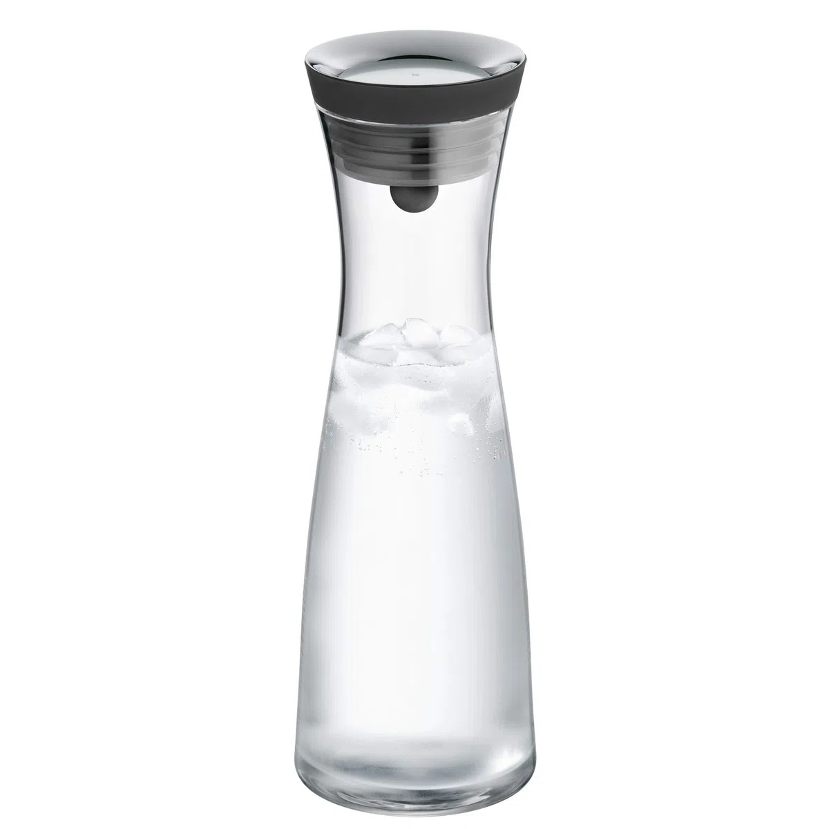 WMF Basic Caraffa per acqua di base, 1 L, Vetro, Nero