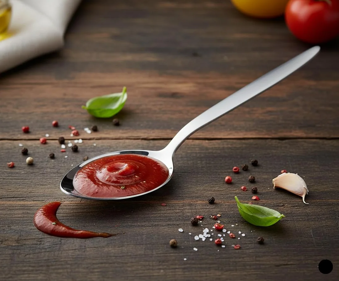 Kunz Spoons S/S cucchiaio in acciaio inox – Cucchiaio per salsa – Cucchiaio da 22,9 cm – Cucchiaio da chef quotidiano – Manico comodo – Acciaio inossidabile pesante