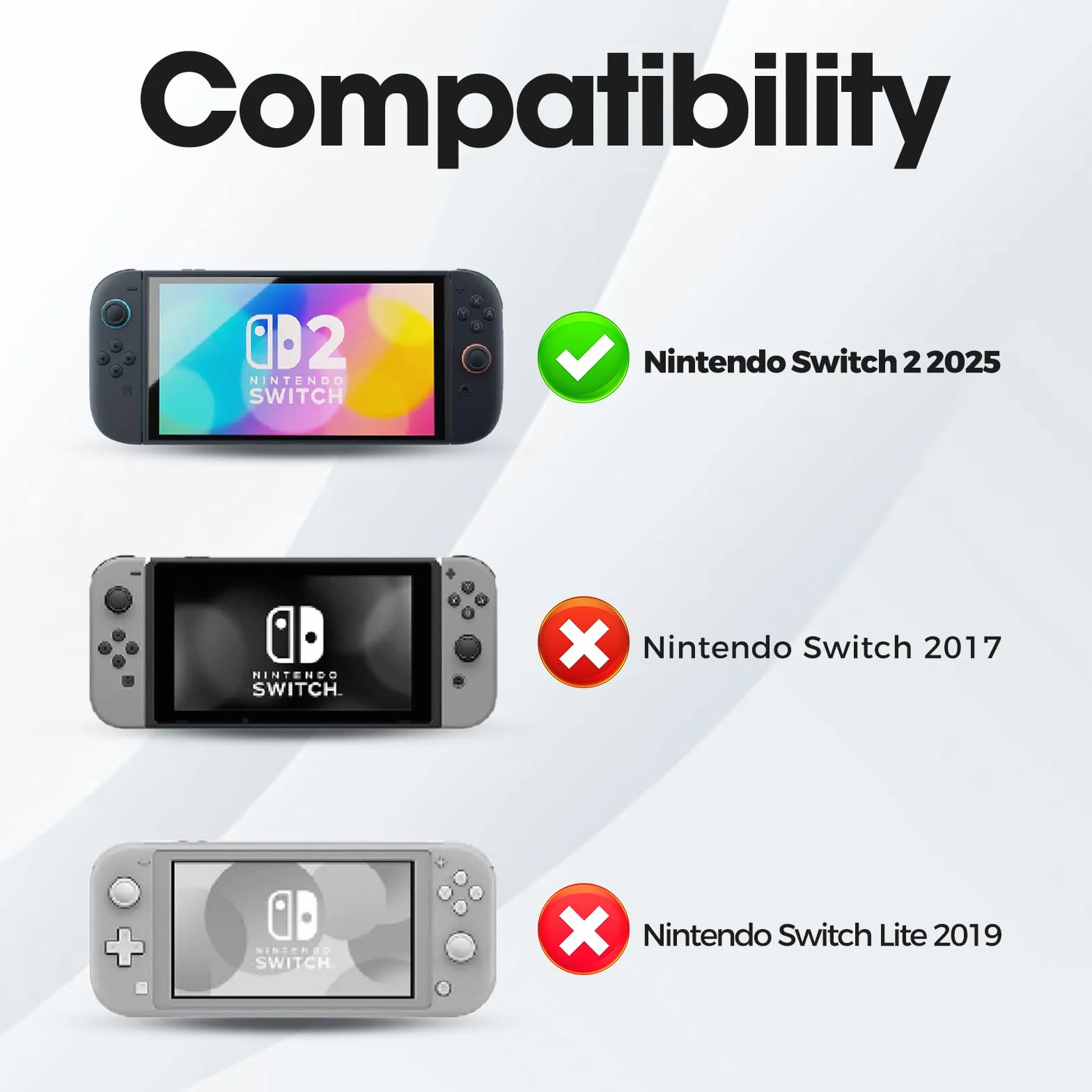 ProCase Borsa per Console Custodia per Nintendo Switch 2 2025, con Slot per Schede 24 Giochi, Custodia Protettiva per Console e Accessori -Nero