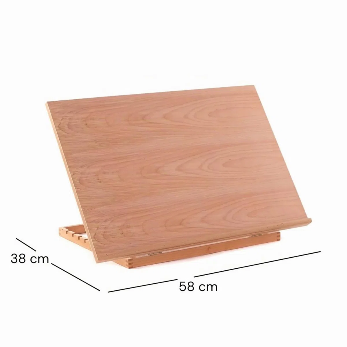 TAVOLO DA DISEGNO Workstation | Legno di faggio | Tavola da disegno, cavalletto, cavalletto da tavolo per modelli fino al formato DIN A3