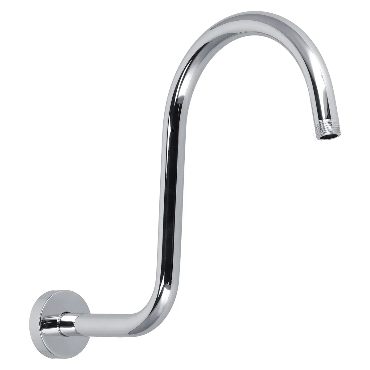 Braccio Doccia, Moderno Design a Forma di S in Acciaio Inossidabile, Estensione per Soffione Doccia LA3, per Bagno Casa Hotel