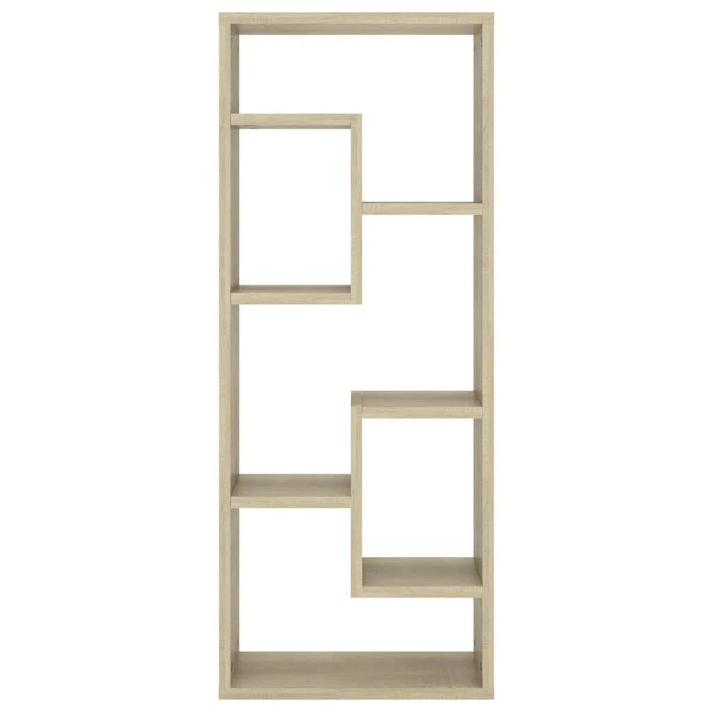 vidaXL Scaffale a Parete Rovere Sonoma 36x16x90 cm Legno Multistrato