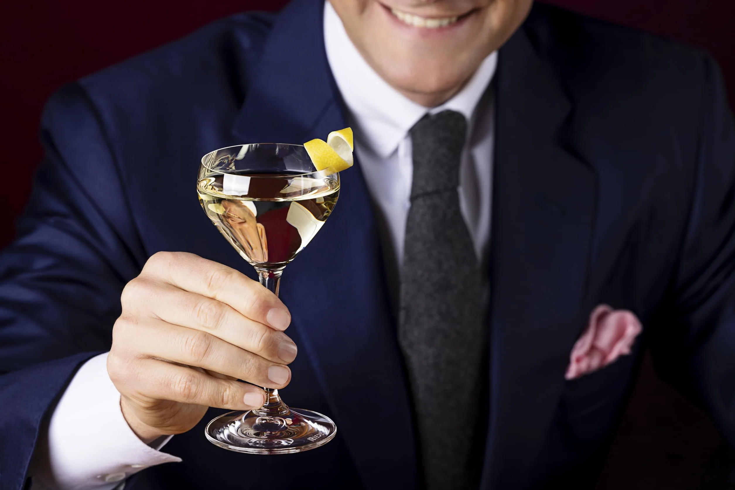 Riedel Nick & Nora 6417/05 - Bicchiere da cocktail, bicchiere in vetro per bevande specifiche, 113,6 ml, trasparente