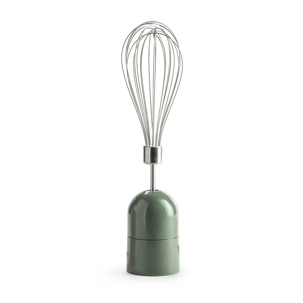Tognana Iridea, frullatore a immersione con frusta sbattitore, bicchiere da 600 ml e tritatutto da 500 ml, verde salvia