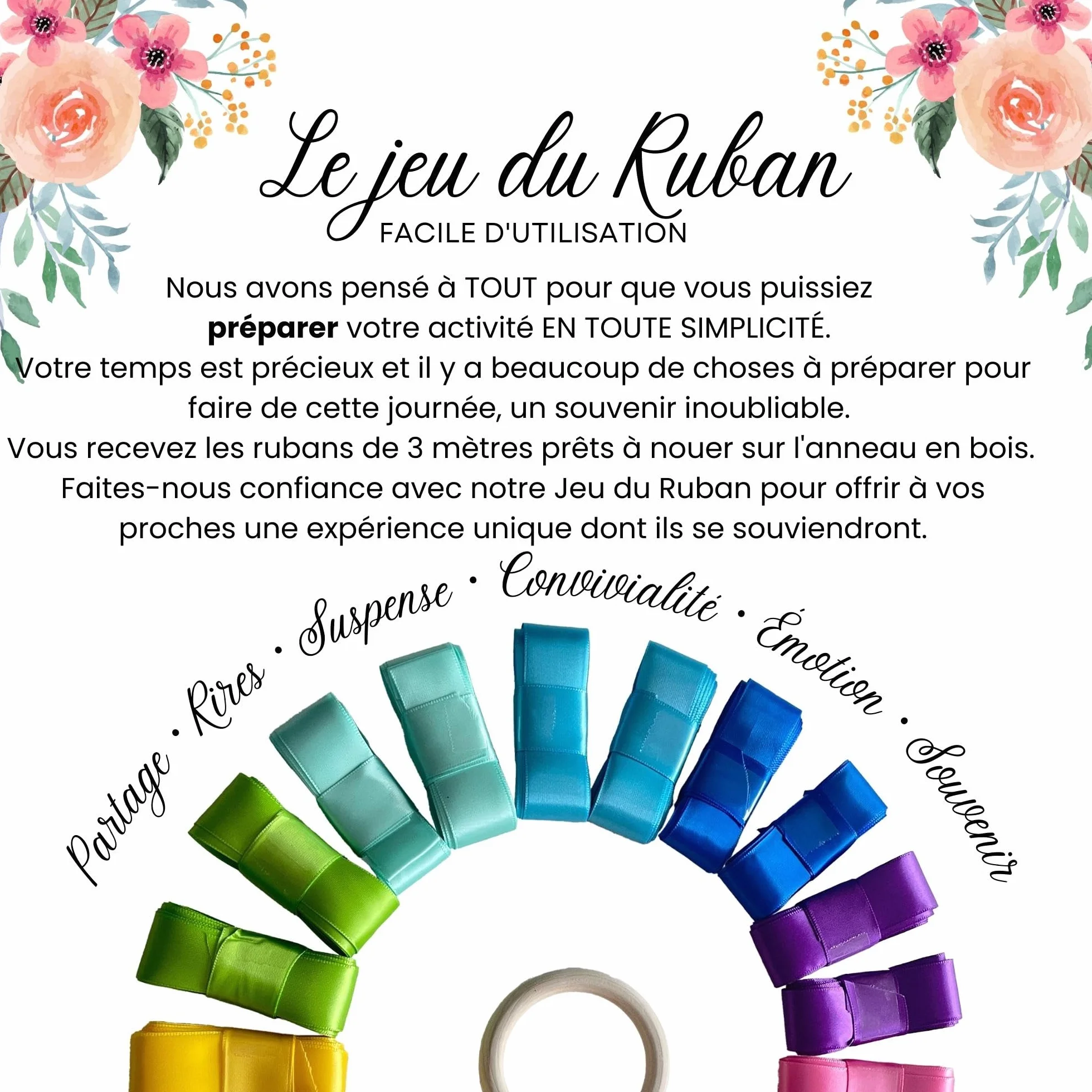 Set di nastri per matrimonio, nastro satinato, regalo per sposa, decorazione per feste, bouquet della sposa, 20 pezzi, 10 colori, anello in legno incluso