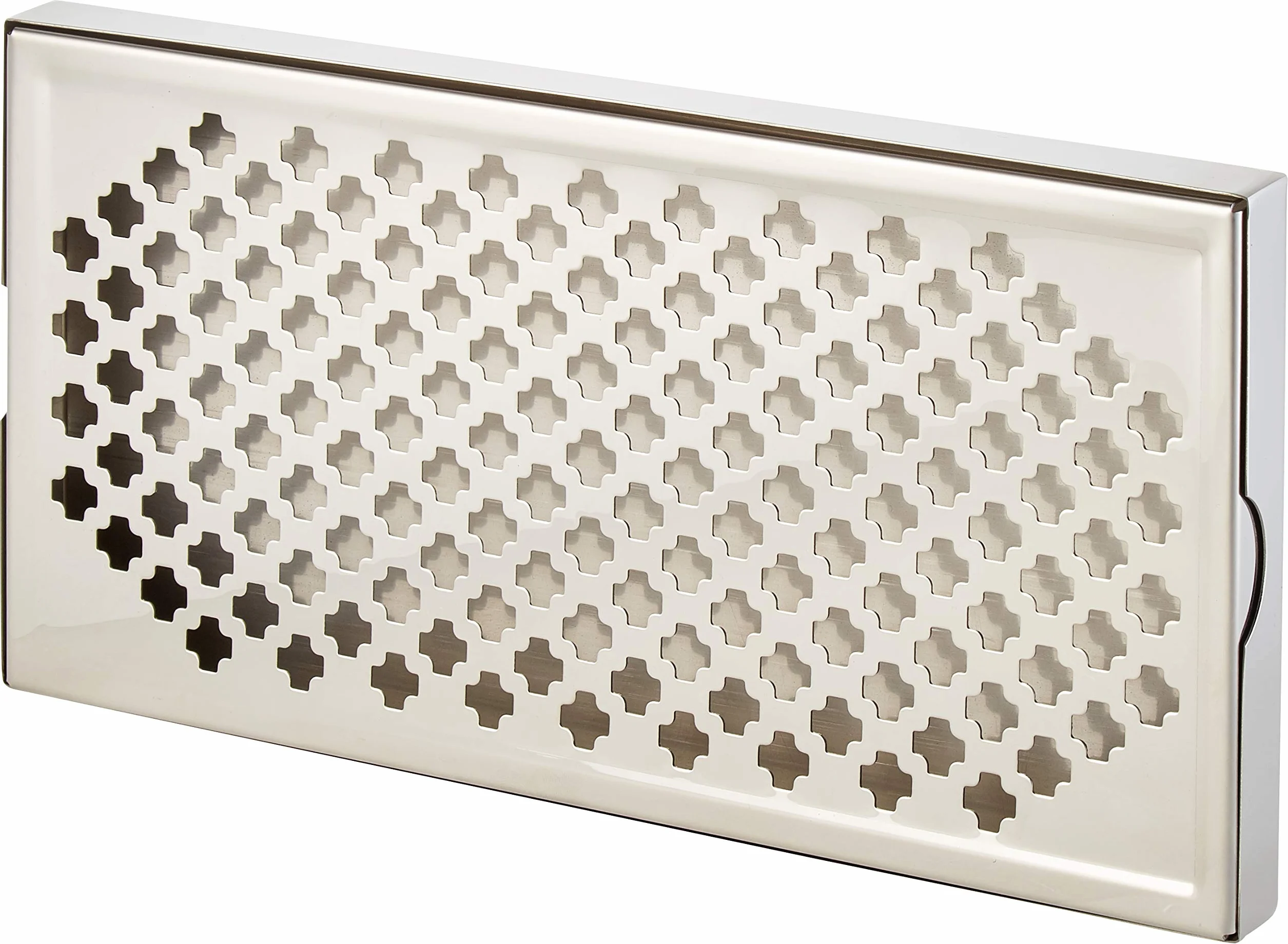Beaumont 8204 Vassoio antigoccia in acciaio inox, bianco, 300 x 150 x 23 mm