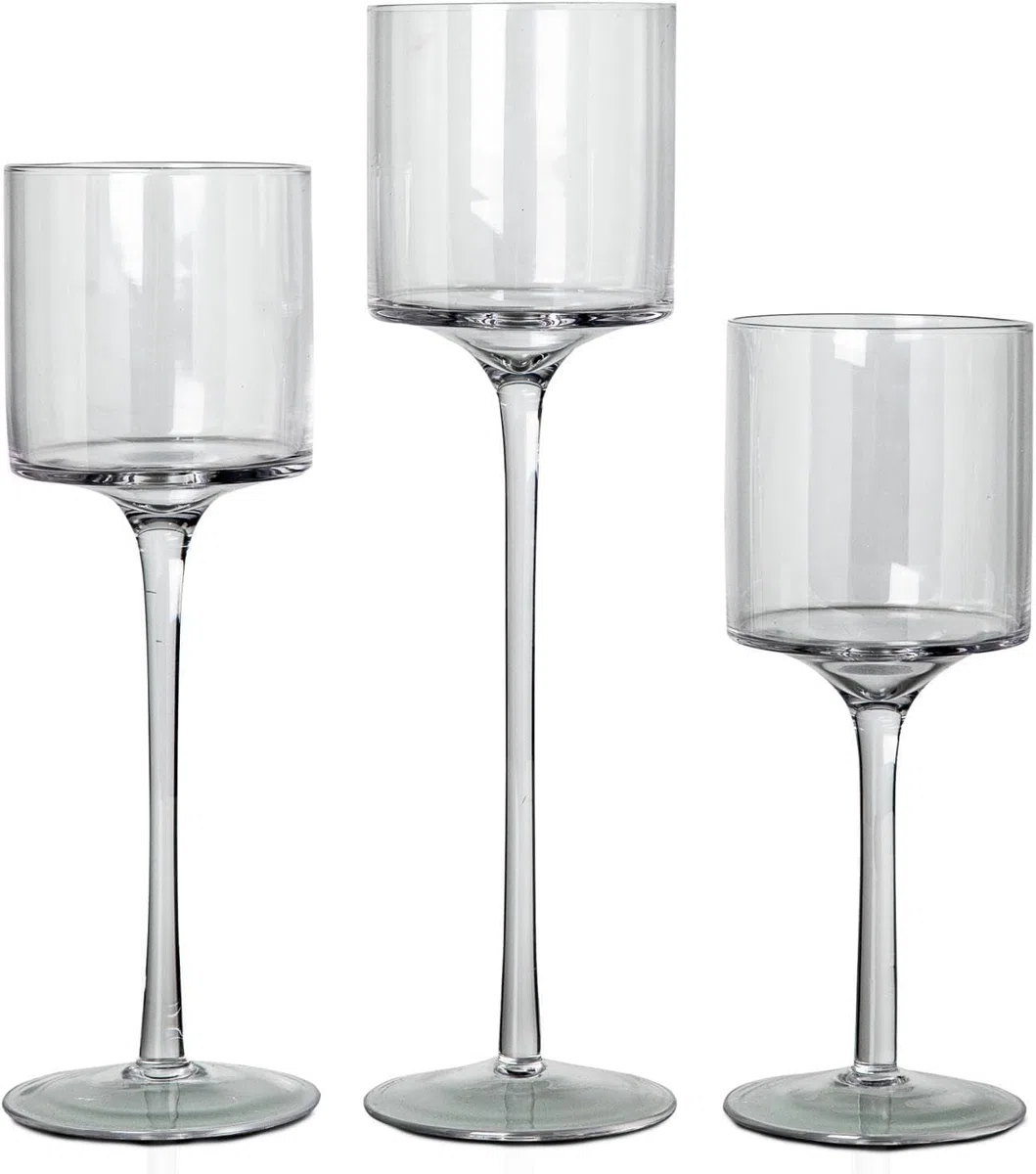 Centro Tavola Moderno Candele Galleggianti Vasi Confettata Candelabri Di Vetro Tè Leggeri Sposi Matrimoni Nuziali Uragano Alto Elegante Cenare Party Home Adecor Tavolo Feste Varie(1 Set Large)