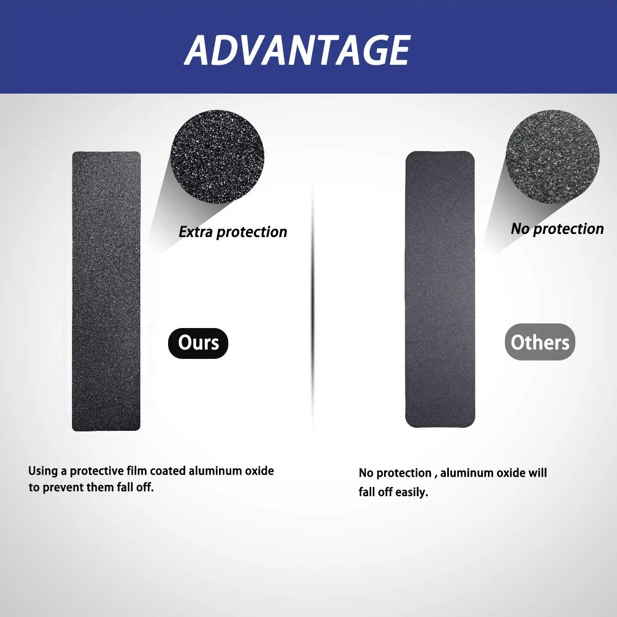15 cm x 60 cm Battistrada per Scale Antiscivolo, Battistrada Antiscivolo, Battistrada per Scale di Sicurezza, Battistrada, Strisce Antiscivolo, Sicurezza Bambino/Anziano/Animale Domestic 10 pezzi