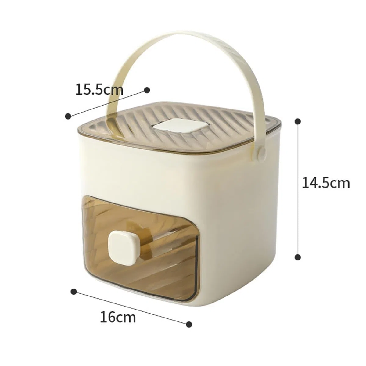 Fabbricatore di Ghiaccio Portatile con Contenitore for Ghiaccio, fabbricatore di cubetti di Ghiaccio Veloce e Veloce for Piano di Lavoro, for casa, Ufficio, Viaggio, Campeggio(Green)
