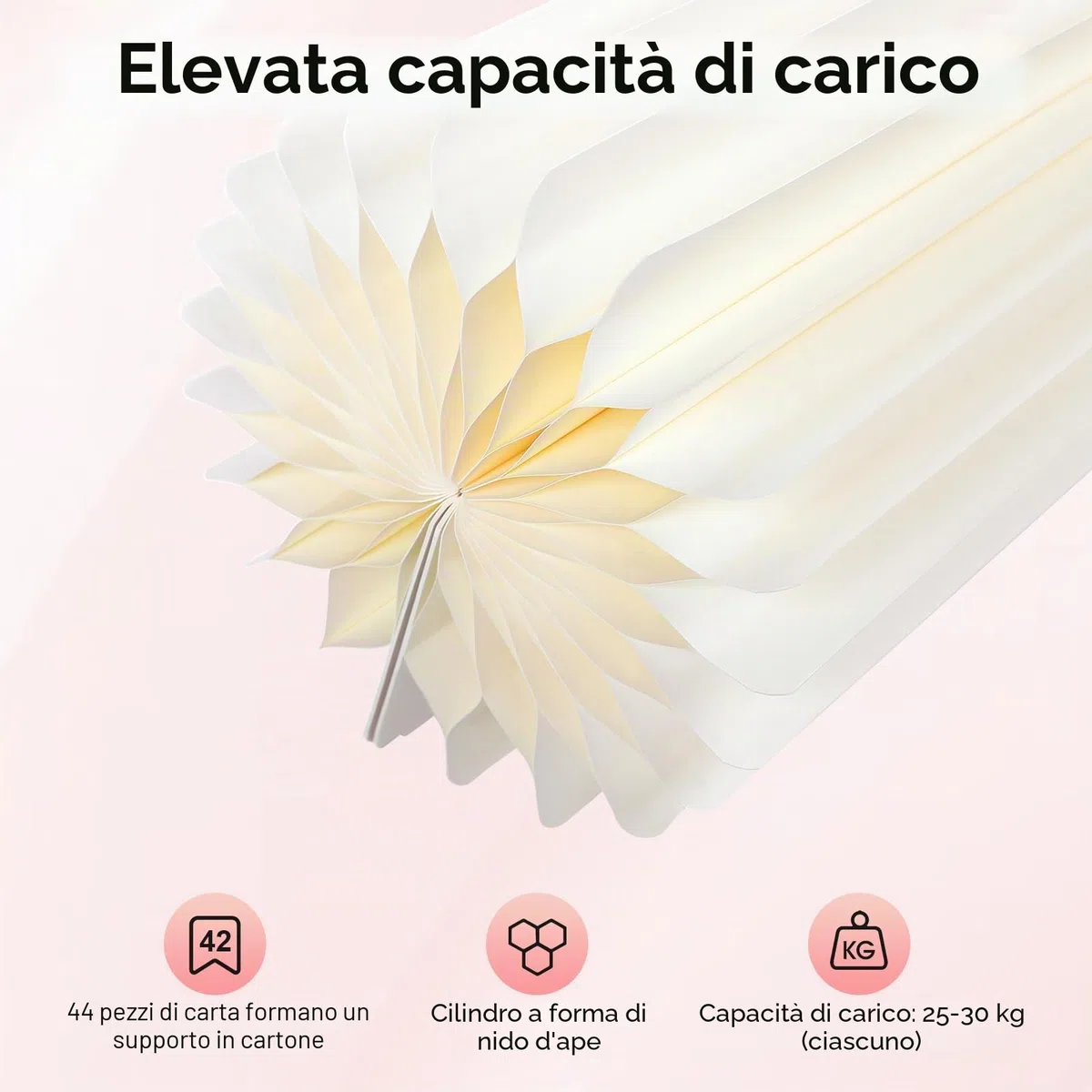 4 colonne di cartone per fiori, pieghevole, a forma di cilindro, con colonne di carta, pieghevole, per fidanzamento, compleanno, decorazione da tavolo, matrimoni