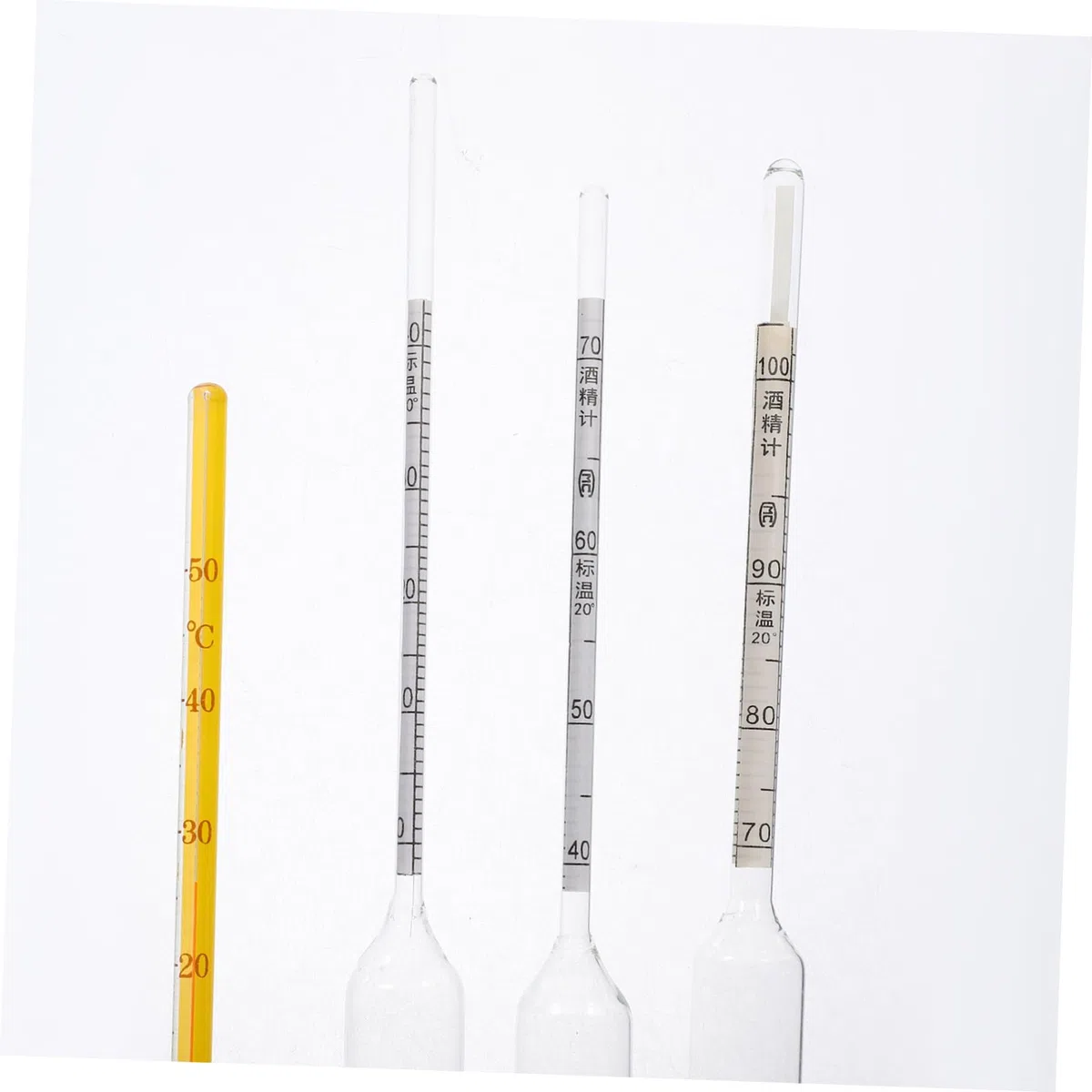 ULTECHNOVO 2sets Tester Per Misurazione Alcolica Con Termometro Strumento Portatile Per Controllo Contenuto e Distillati Precisione e Facile Utilizzo