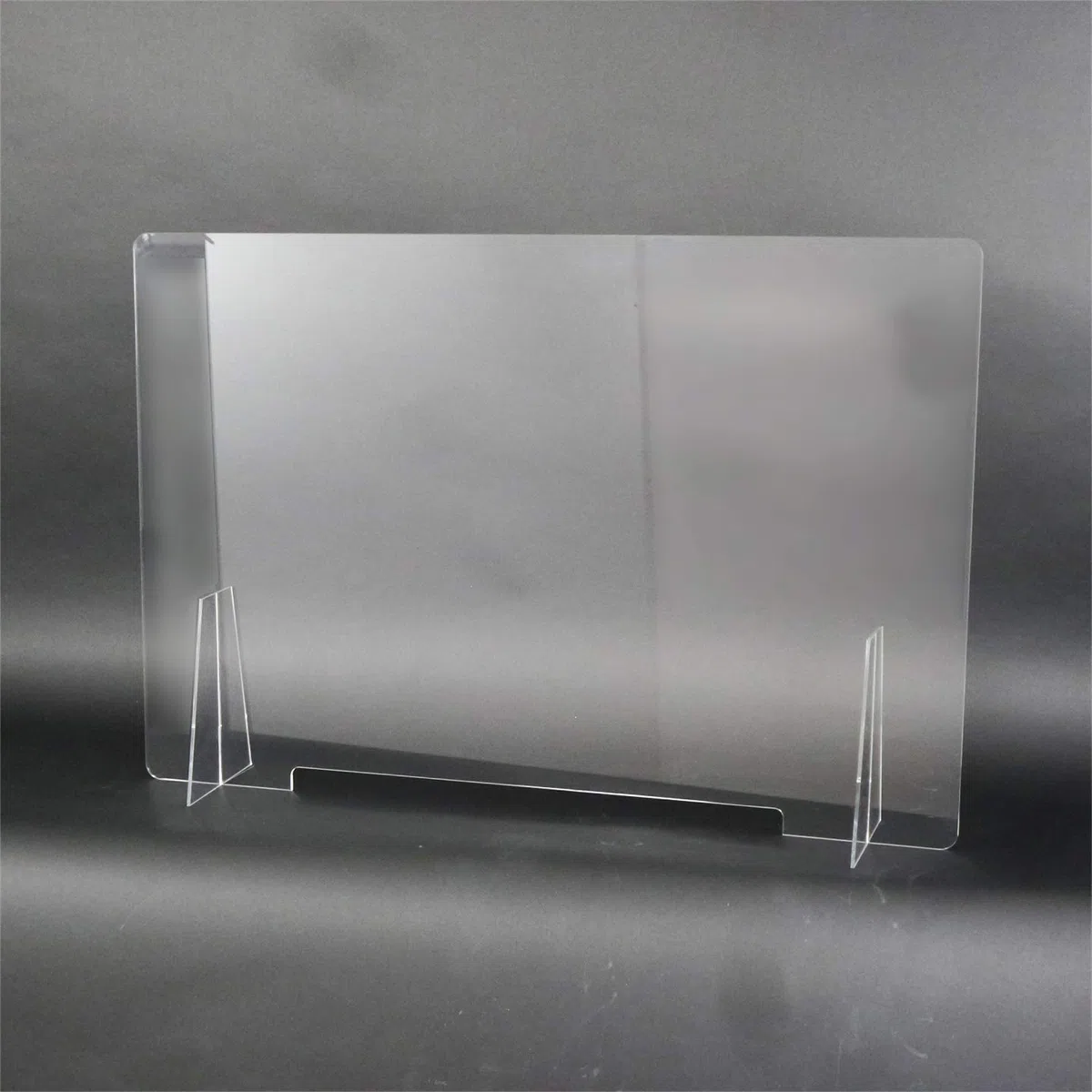 Pannello Protettivo Parasputi/Parafiato da Banco in PMMA acrilico Trasparente misura 100x67 cm (SMALL)