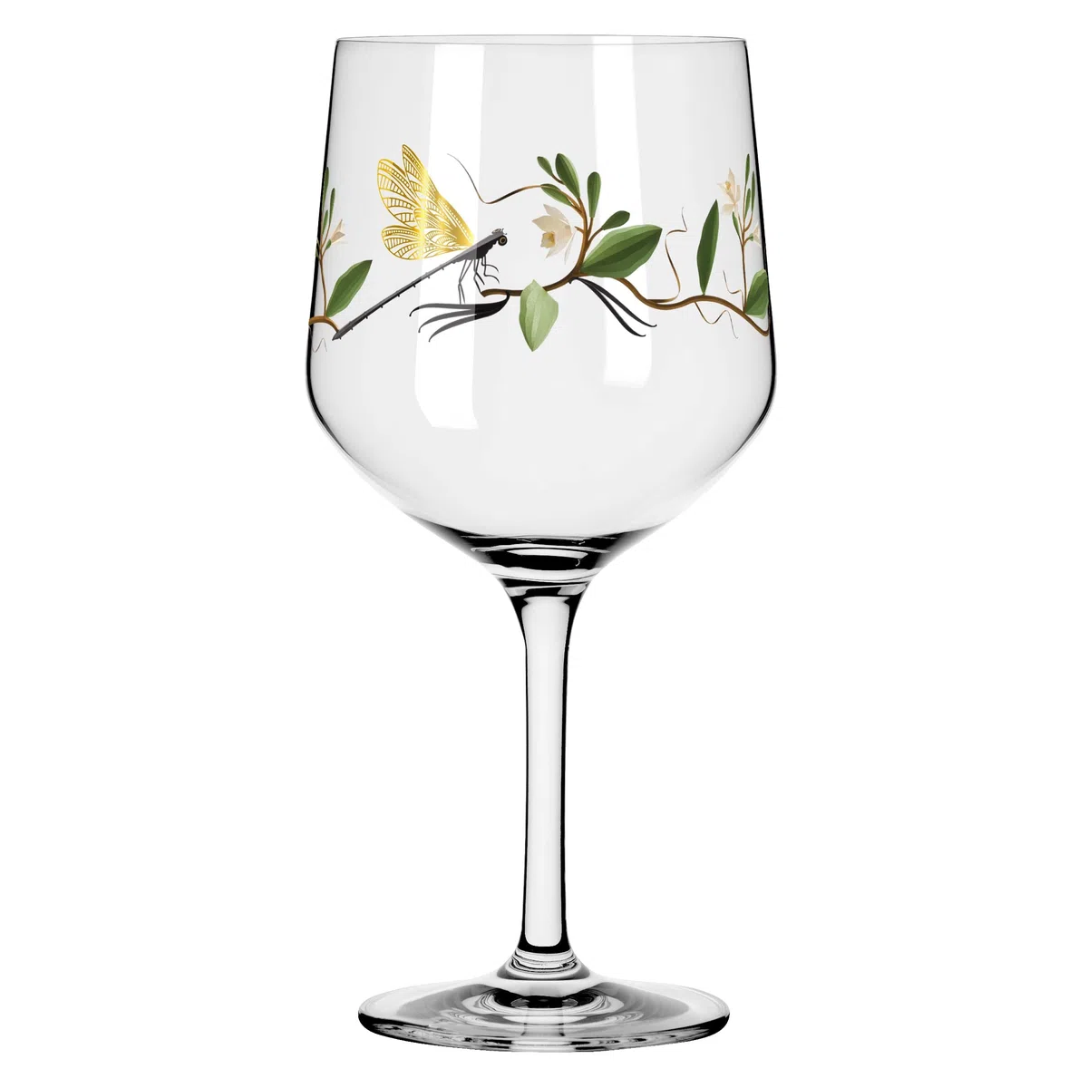 Ritzenhoff 3791002 Bicchiere da gin 700 ml - Set di 2 - Serie Botanic Glamour No. 1-2 pezzi con mondi di carta - Made in Germany