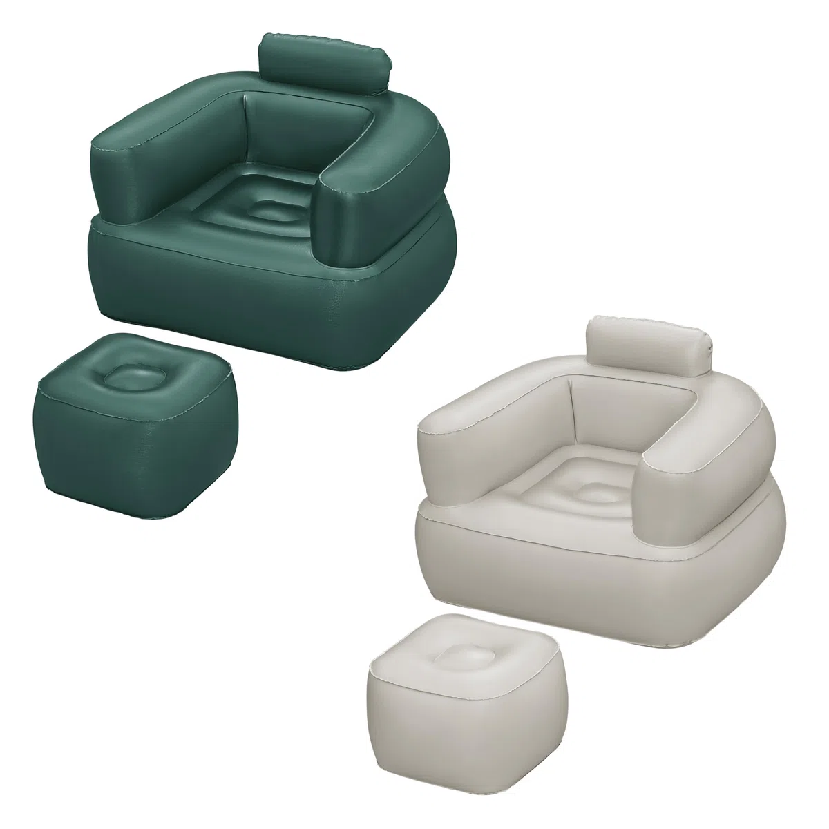 Bestway 75137 Poltrona gonfiabile Comfi Cube - 1,07 m x 99 cm x 80 cm, assortiti