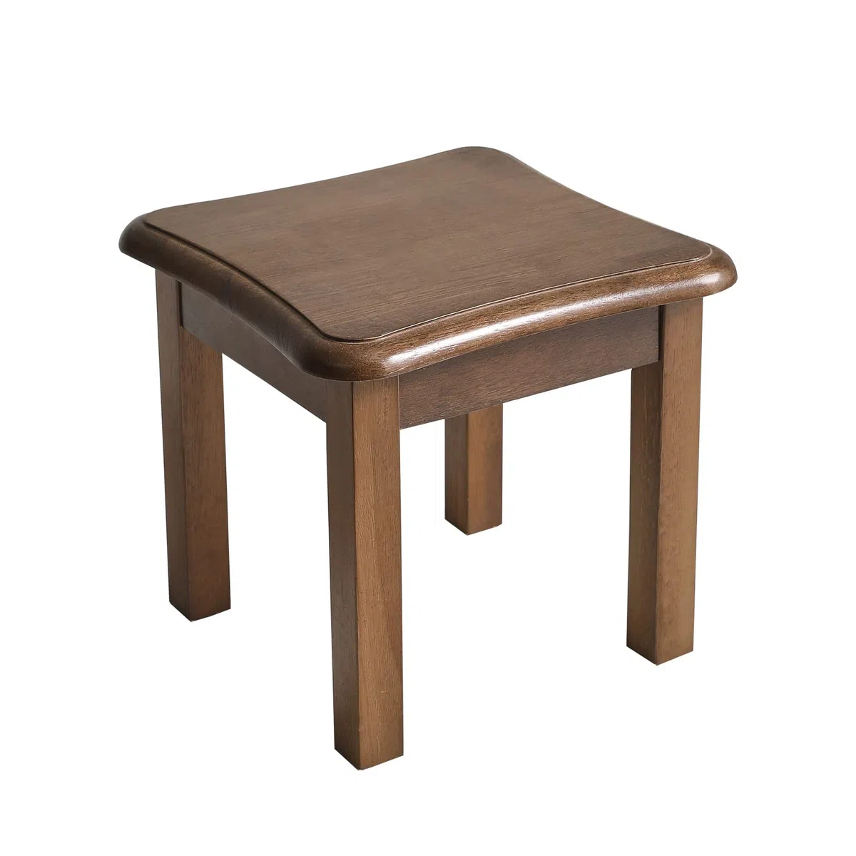 Aibiju Poggiapiedi in legno, piccolo poggiapiedi, panchina, sgabello, pouf, sgabello basso per fiori, sgabello in legno (Marrone)