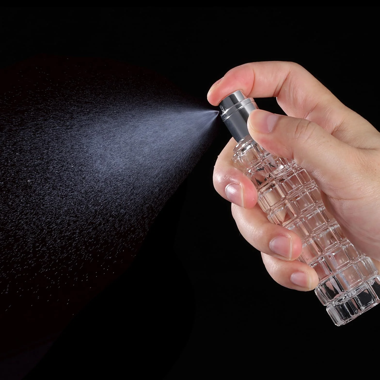 QUARKZMAN Spruzzatore per Cocktail 4pz 100ml (3,4 oz) in Vetro Bar Martini Spruzzatore di Vermouth Bottiglia Spray per Profumo Ricaricabile