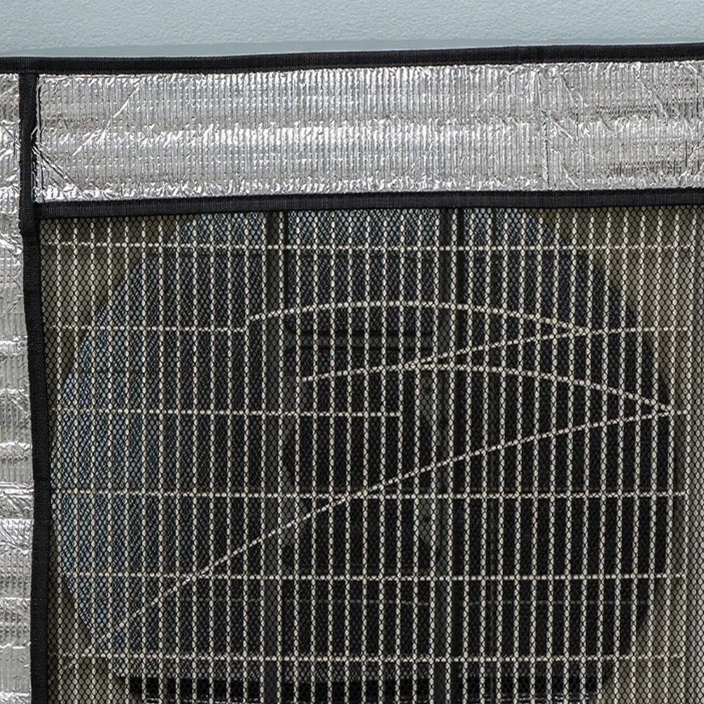 Copertura antipolvere dell'unità esterna del condizionatore d'aria/Copertura di protezione della pioggia e del sole del foglio di alluminio/Copertura del condizionatore d'aria (86x35x60cm)