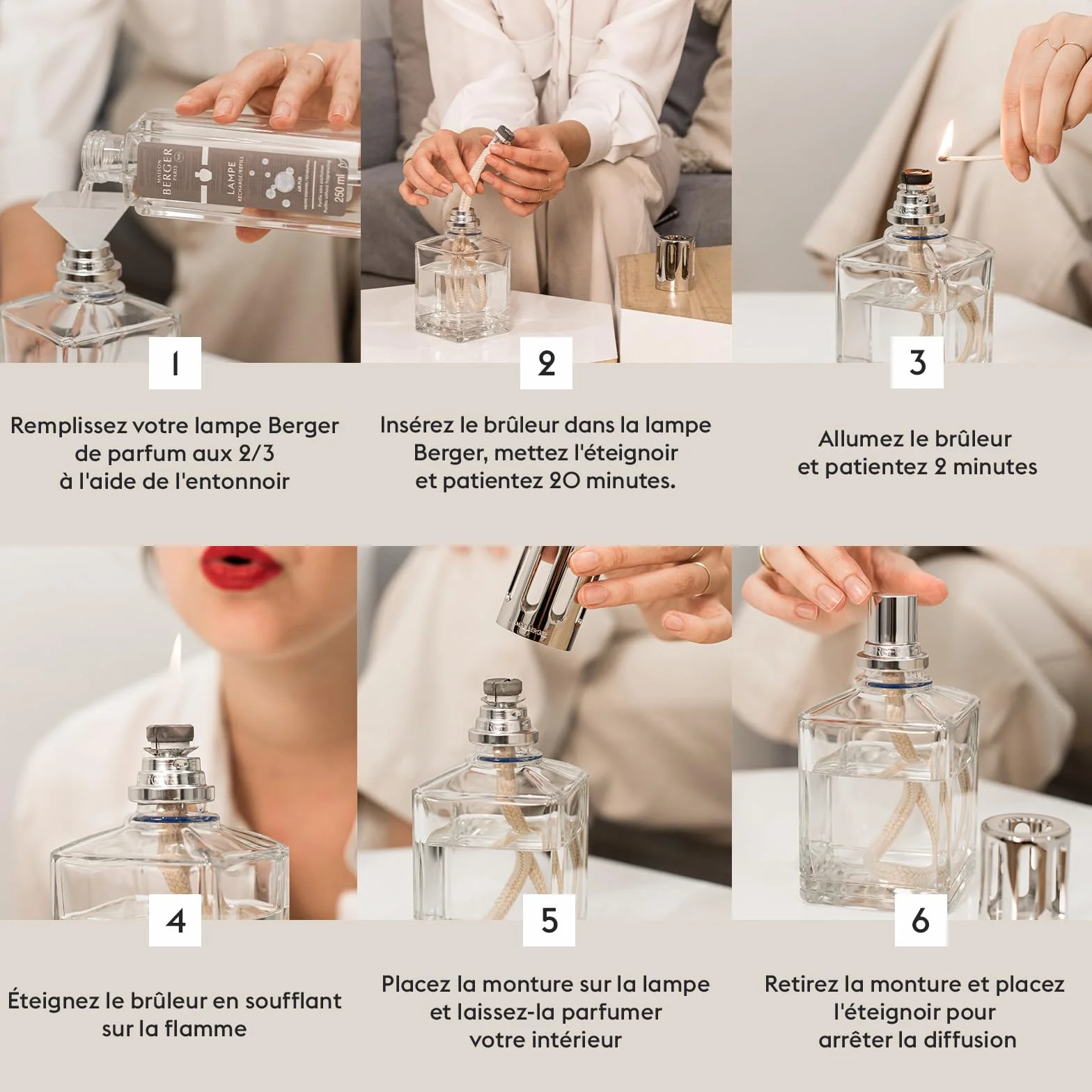 Lampe Berger GLACON Transparent Set Regalo Ice Cube Trasparente, 250 ml