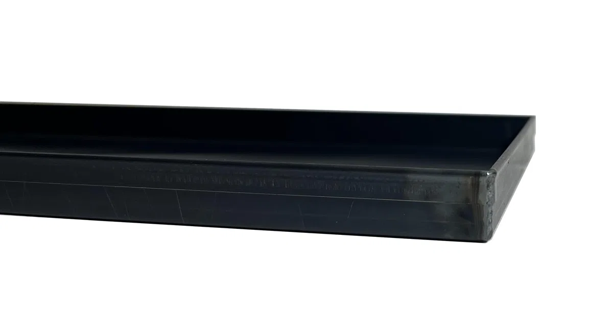 [2 PEZZI] Teglia ferro blu 40x17x2 Cm, misure per forno Effeuno con diagonale antideformazione Spessore teglie 8/10 Pizza alta idratazione ideale per professionisti della pizza e focaccia