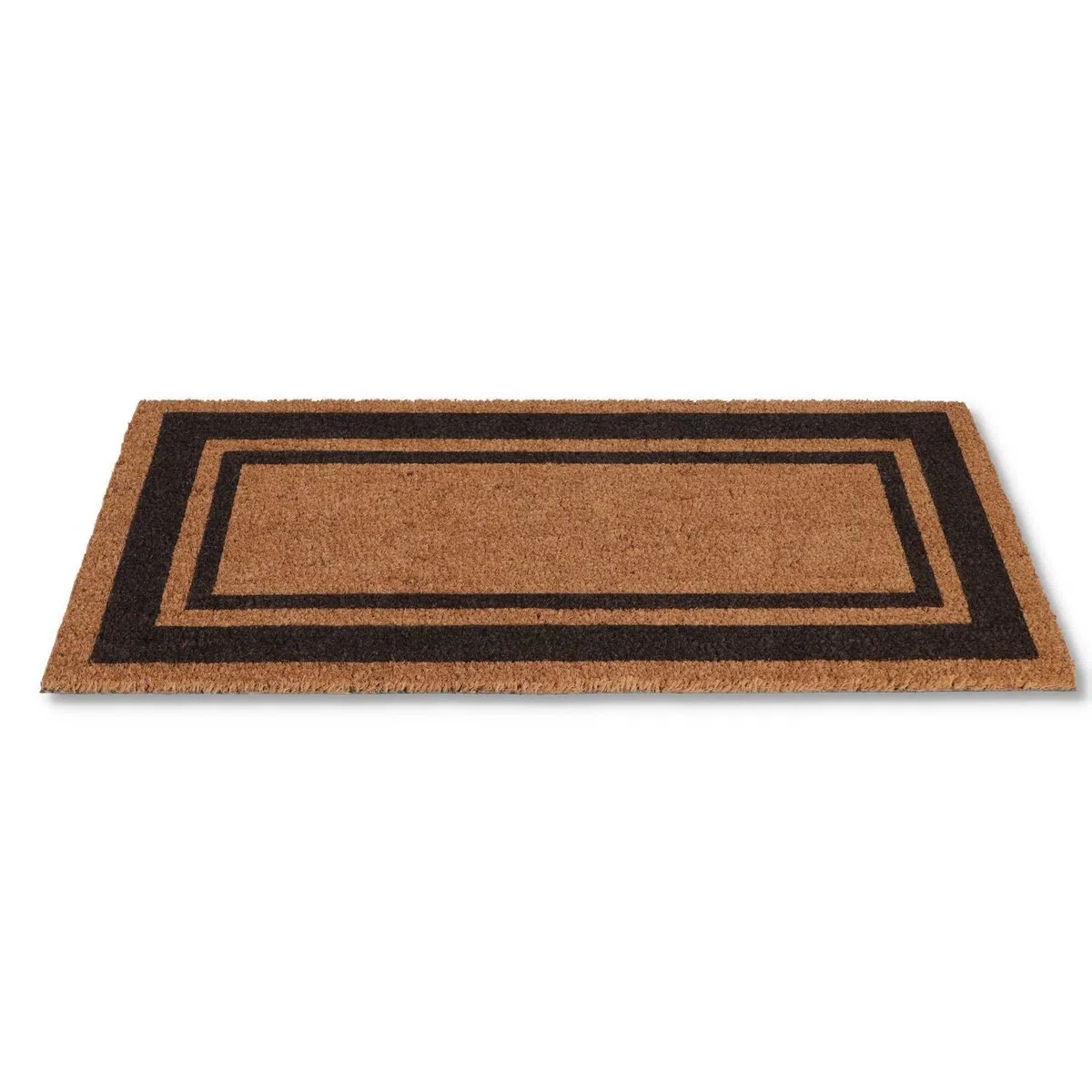 CASA TESSILE Zerbino in cocco SUPER cm 50X90 per Esterno Porta Entrata, Retro Antiscivolo Tappeto Raschiafango - MARRONE