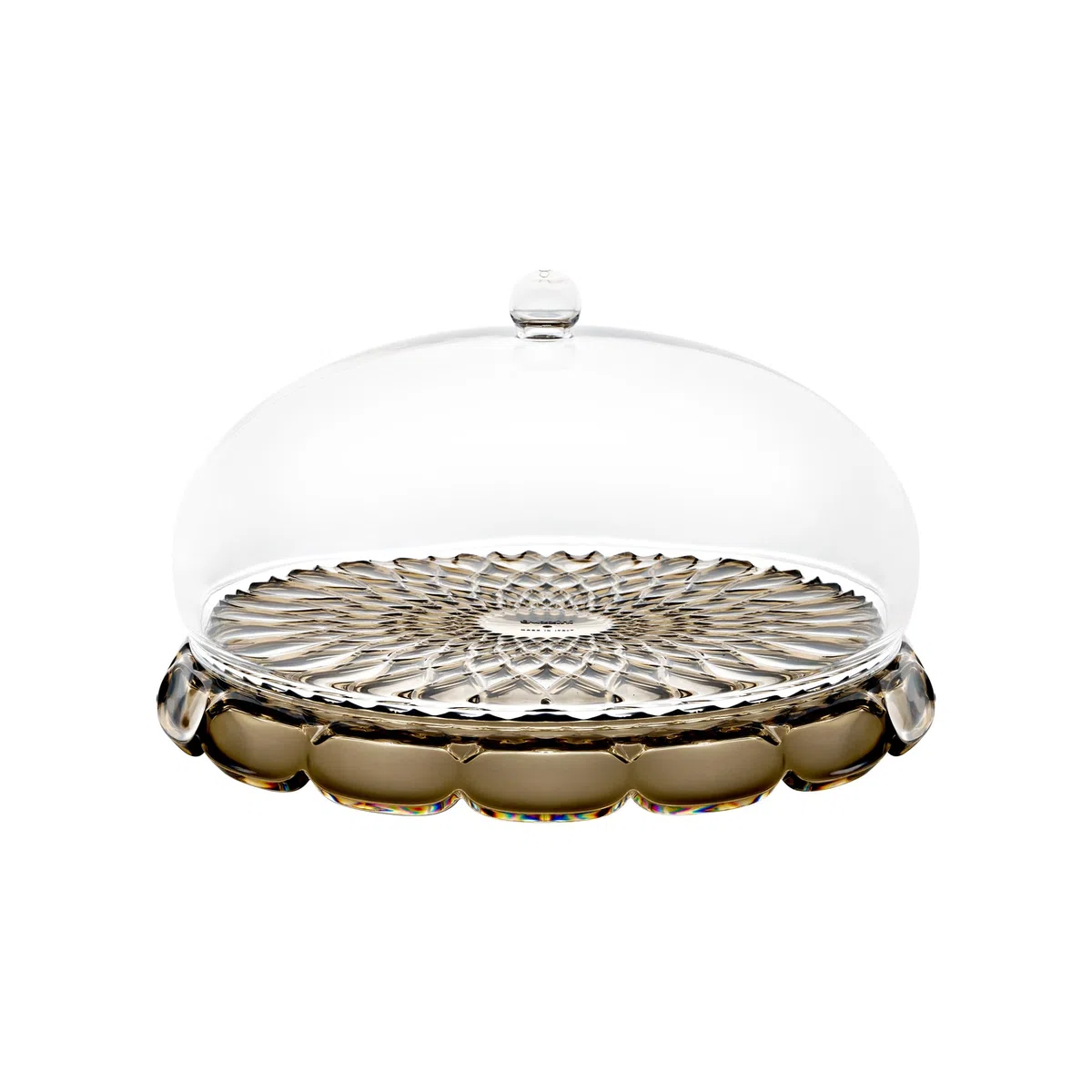 Guzzini - Vanity, Set tortiera, fumo, in Bio-based SAN e Bio-based SMMA - TERRA