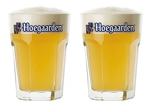 Hoegaarden - Bicchiere da birra da 1 pinta (Confezione da 2)