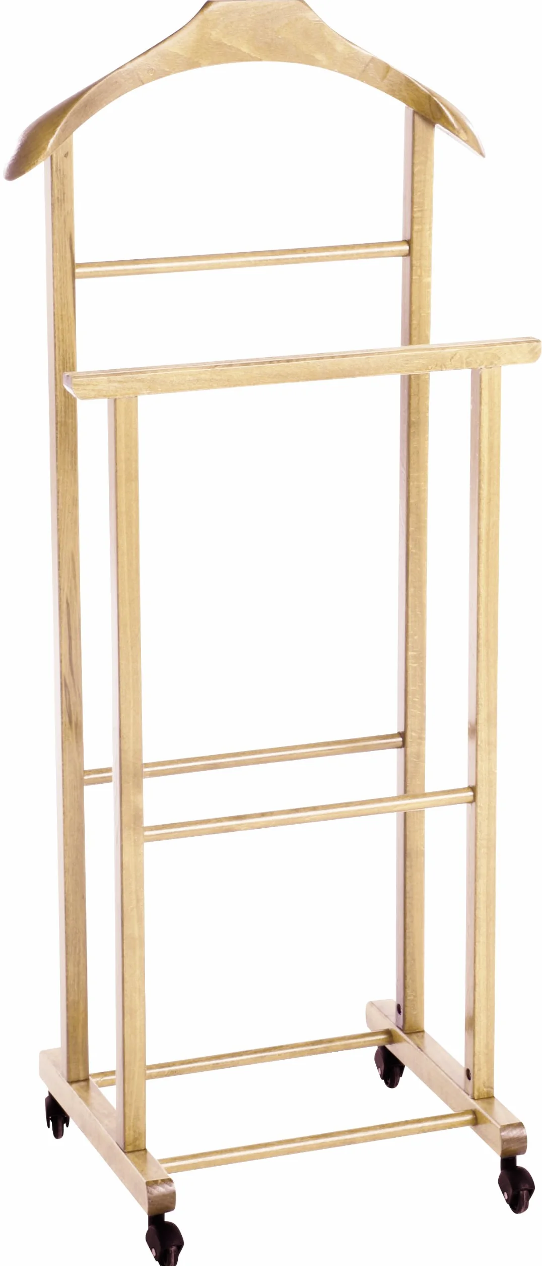 Valdomo 150/18 Doppio Indossatore da Camera, Legno, Beige (Naturale)