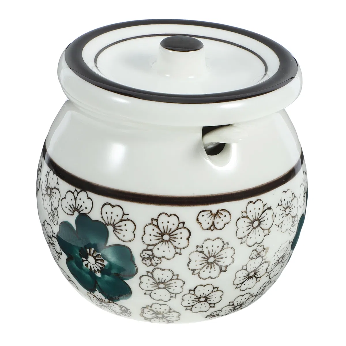 IMIKEYA Vaso Di Spezie Barattolo Di Stoccaggio Di Zucchero Titolare Di Spezie Di Stoccaggio Barattoli Di Ceramica Vasetto Di Zucchero Vaso Di Sale Vaso Di Ceramica