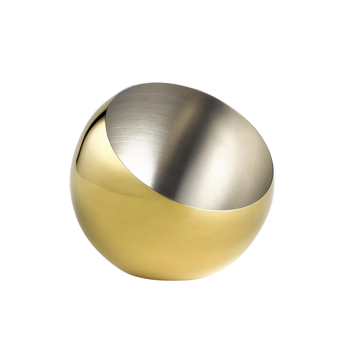 APS 40773 - Ciotola SPHERE, Ø 16 cm, altezza 15 cm, 0,8 litri, in acciaio inox, effetto oro