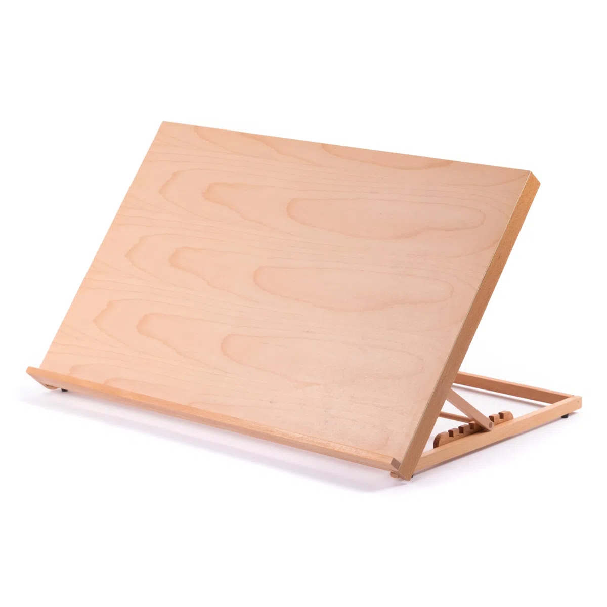 TAVOLO DA DISEGNO Workstation | Legno di faggio | Tavola da disegno, cavalletto, cavalletto da tavolo per modelli fino al formato DIN A3