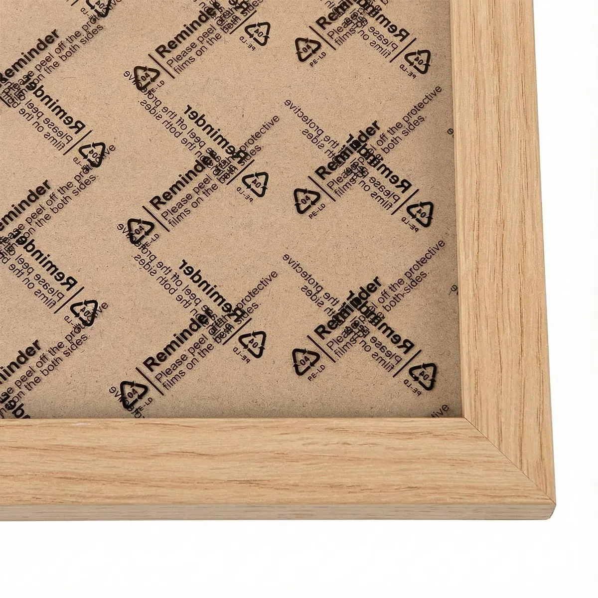 Licht-Erlebnisse Cornici set 4 DIN A3 legno plastica infrangibili 32,5 x 45 cm quadrate per certificati immagini