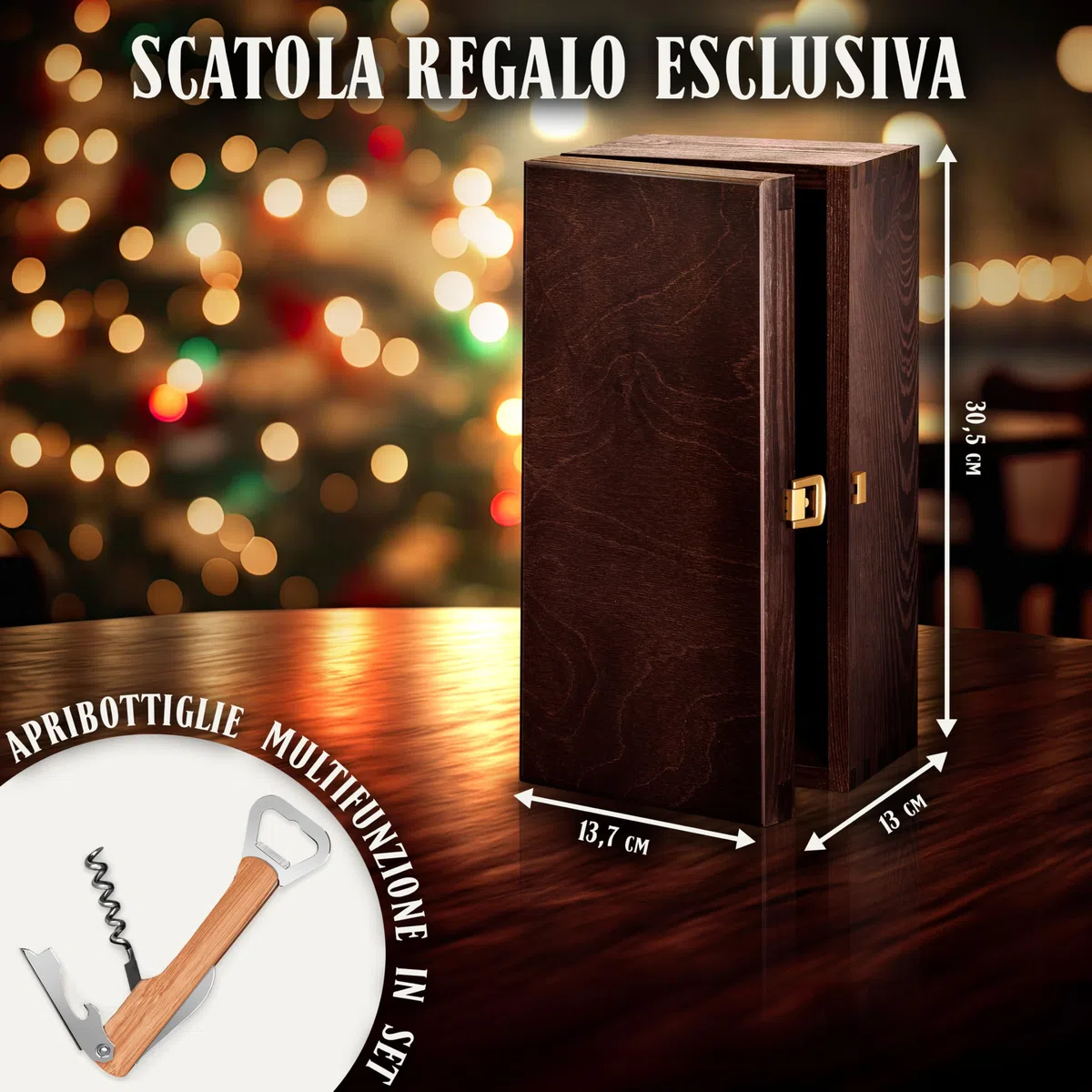Maverton Decanter per whisky in vetro 810 ml - incisione personalizzata - Caraffa in vetro con tappo - Bottiglia per whisky e rum - pensiero originale per donna - per compleanno - Auguri