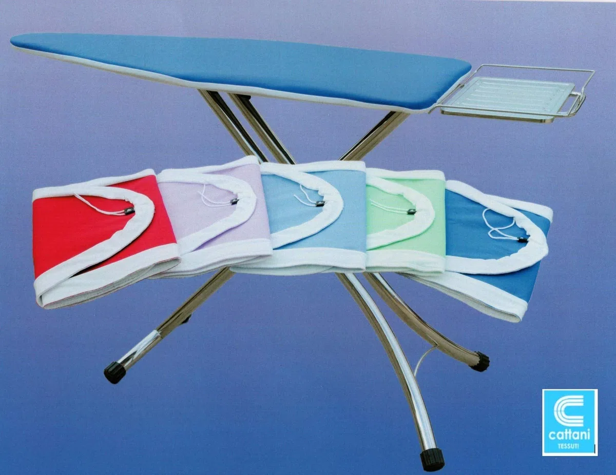 Copriasse da Stiro con Mollettone disponibili 9 Misure-made in italy (D - 125x45 cm)