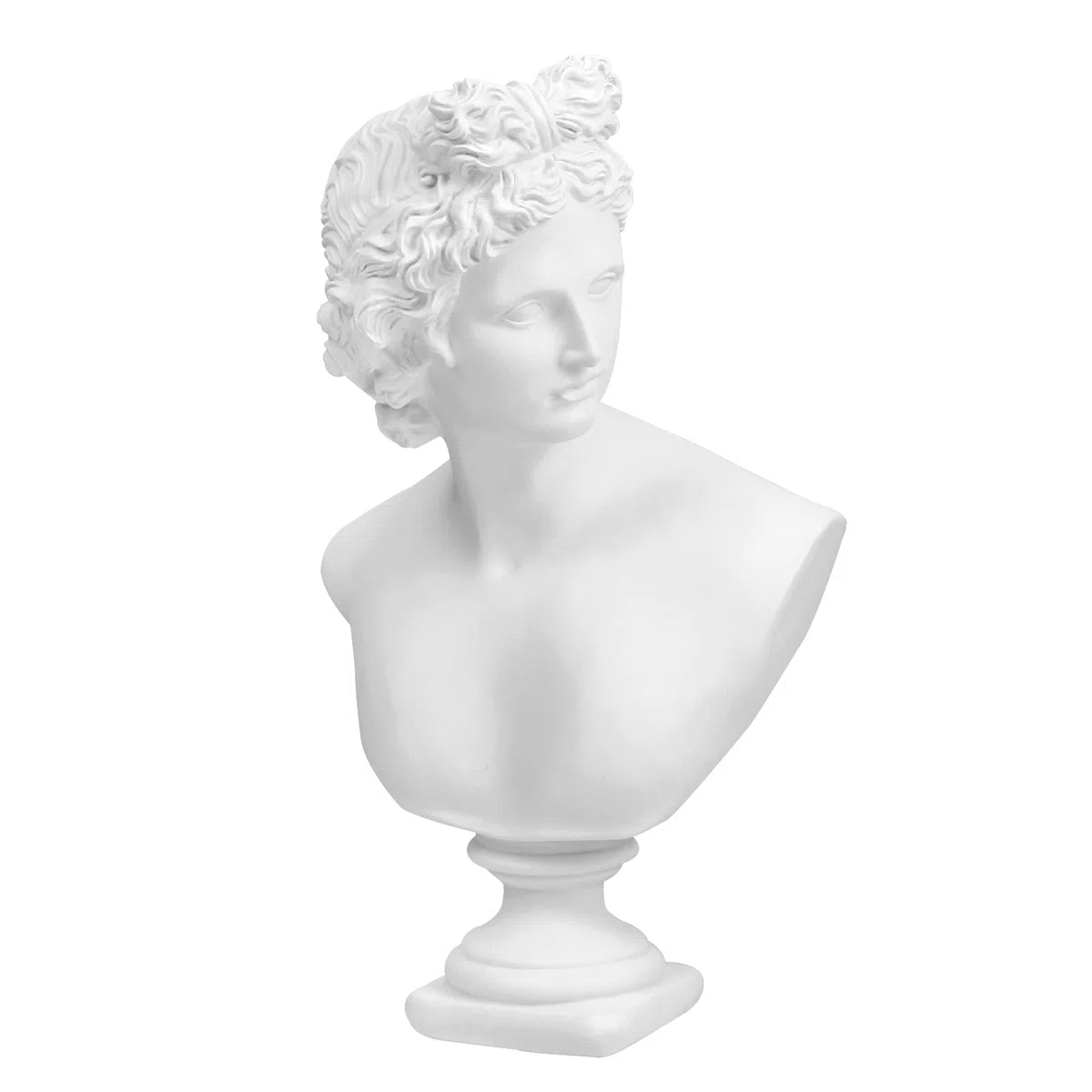 Norrclp Statua greca di Apollo 32 cm – Busto romano classico – mitologia greca – Scultura per la decorazione della casa