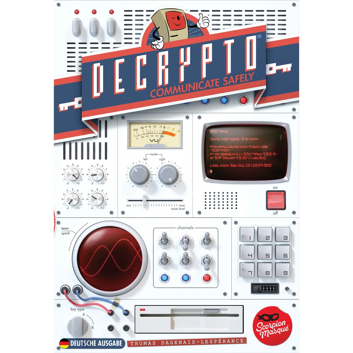 Asmodee Decrypto Deduzione Bambini e Adulti - Lingua Tedesca